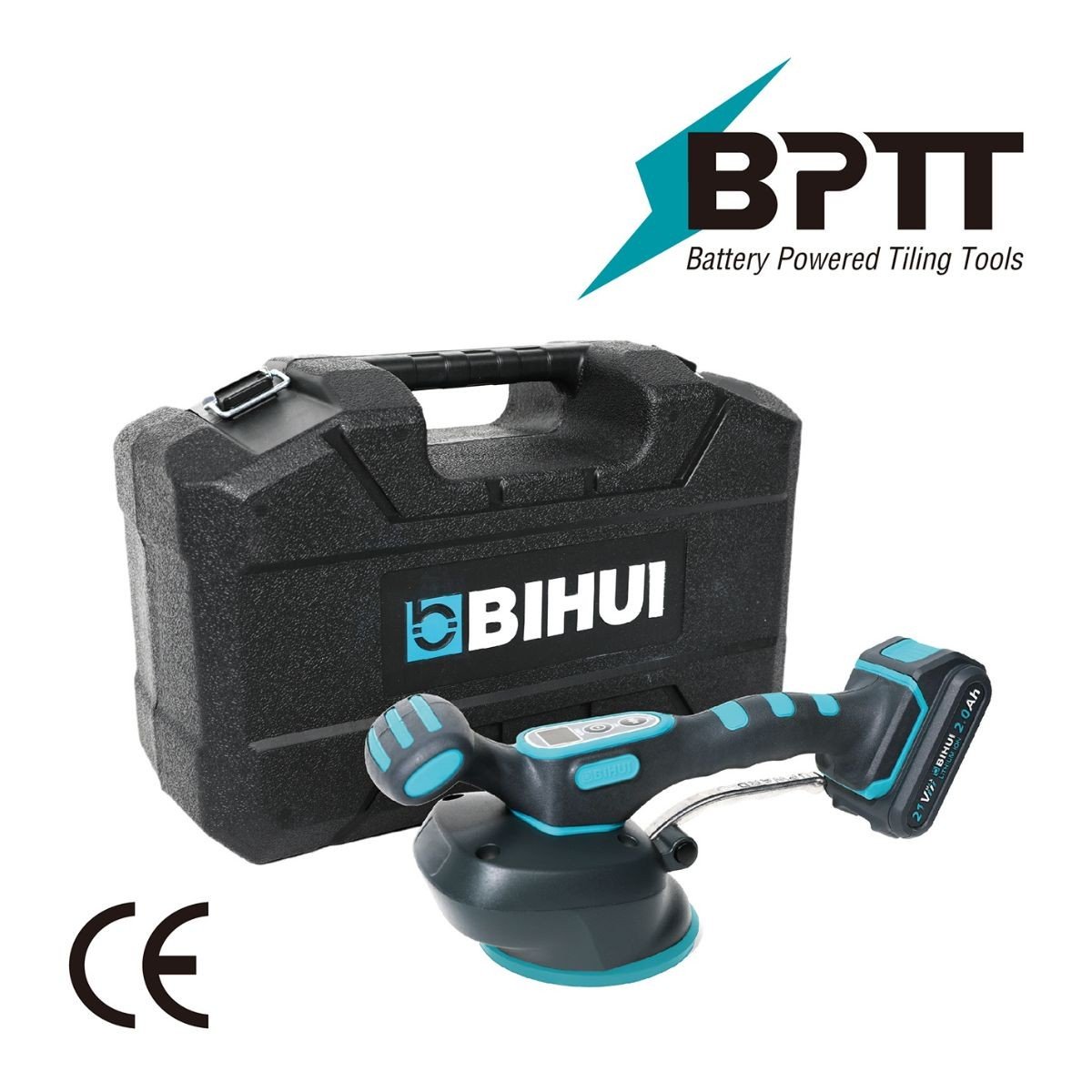 Rechargeable vibration suction cup - Digital 6 Speed 21V 2.0A/h 120 mm - Image 2