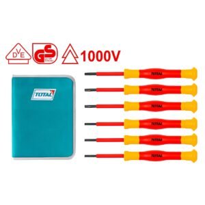 TOTAL 6PCS INSULATED PRECISION SCREWDRIVER SET