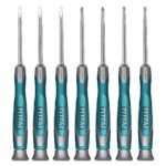 TOTAL 7 PCS PRECISION SCREWDRIVER SET