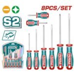 TOTAL 8 Pcs screwdriver set (TKSDS0826)