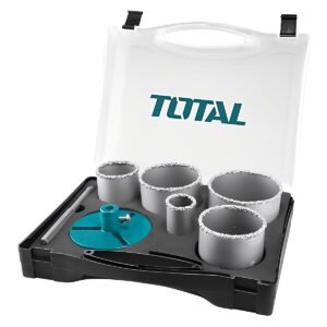 TOTAL CARBIDE GRITTED HOLE SAW 7PCS