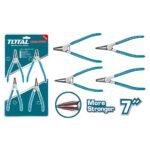 TOTAL CIRCLIP PLIERS SET 5" 4PCS