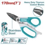 TOTAL ELECTRICIAN'S SCISSORS 170MM