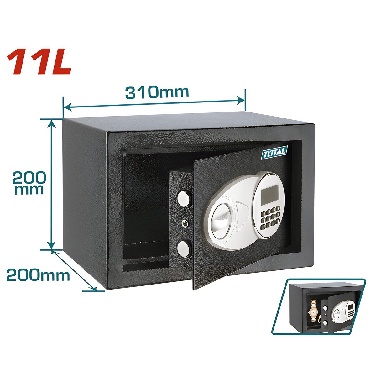 TOTAL ELECTRONIC SAFE 11LIT