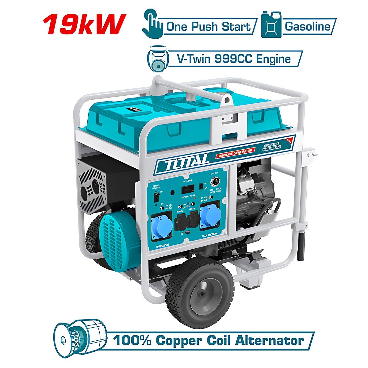 TOTAL GASOLINE GENERATOR 19.000W