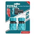 TOTAL HOSE QUICK CONNECTORS SET 1/2" 3PCS