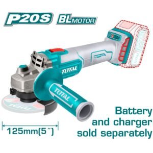 TOTAL Lithium-ion angle grinder 20V (TAGLI201258)