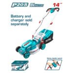 TOTAL LITHIUM-ION LAWN MOWER 2X20V / 34CM