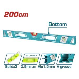 TOTAL SPIRIT LEVEL 200CM