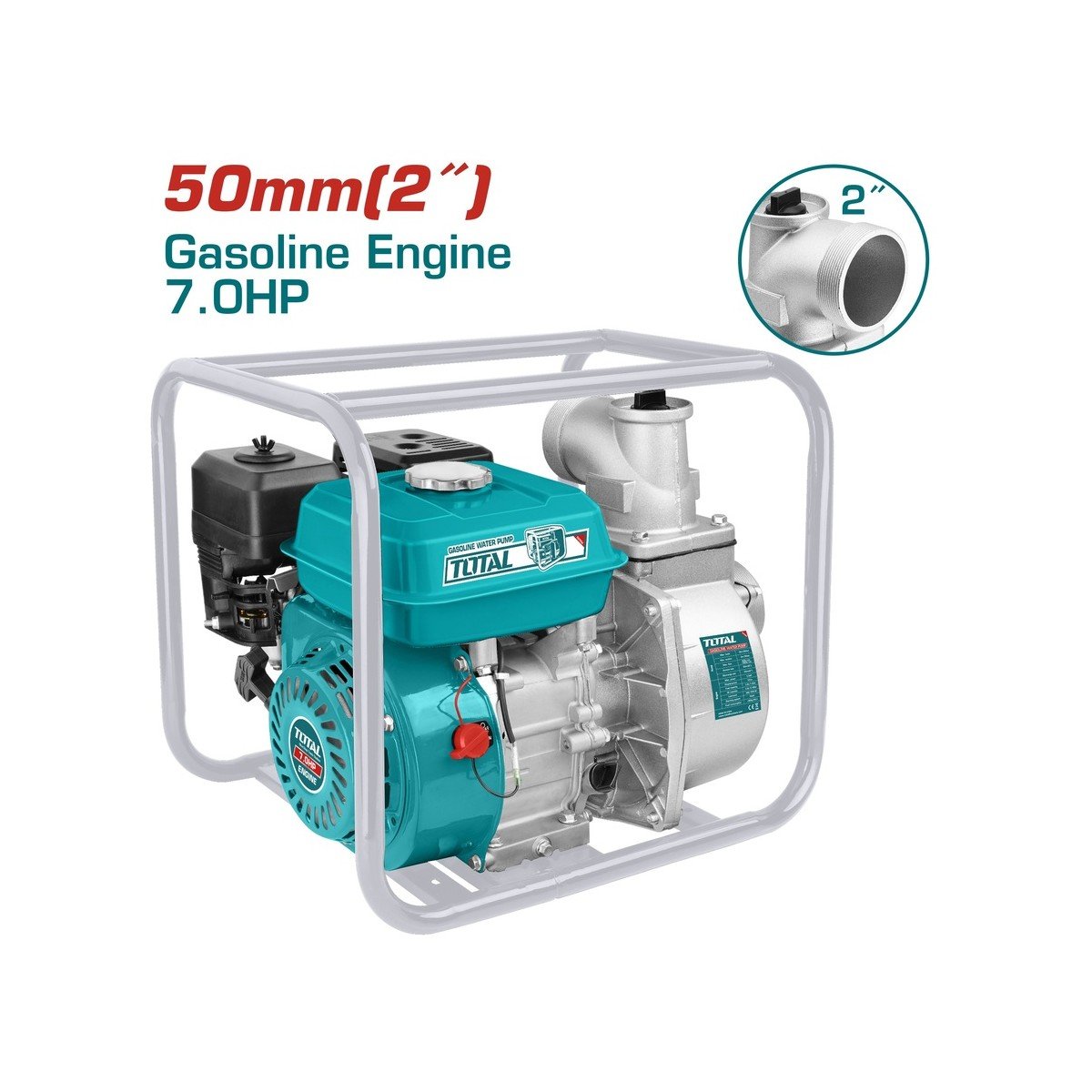 TOTAL ΑΝΤΛΙΑ ΝΕΡΟΥ ΒΕΝΖ/ΝΗΤΗ 2" / 208cc / 7HP