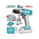 TOTAL ΕΠΑΓΓ. ΔΡΑΠΑΝΟΚΑΤΣΑΒΙΔΟ ΚΡΟΥΣΤΙΚΟ ΜΠΑΤ. Li-ion 20V / 2Ah / 45Nm / 2 ΜΠΑΤ