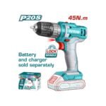 TOTAL ΕΠΑΓΓ. ΔΡΑΠΑΝΟΚΑΤΣΑΒΙΔΟ ΜΠΑΤ. Li-ion 20V / 45Nm ΧΩΡΙΣ ΜΠΑΤΑΡΙΑ & ΦΟΡΤΙΣΤΗ