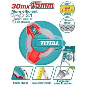 TOTAL ΕΠΑΓΓ. ΜΕΤΡΟΤΑΙΝΙΑ 30m Fibreglass (TMTF18306)