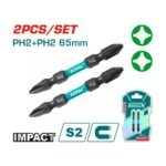 TOTAL ΕΠΑΓΓ. ΜΥΤΕΣ ΜΑΓΝΗΤΙΚΕΣ ΜΑΥΡΕΣ ΔΙΠΛΕΣ ΡH2+PH2 65mm 2ΤΕΜ