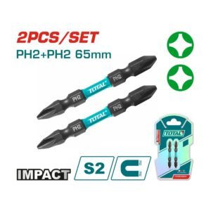 TOTAL ΕΠΑΓΓ. ΜΥΤΕΣ ΜΑΓΝΗΤΙΚΕΣ ΜΑΥΡΕΣ ΔΙΠΛΕΣ ΡH2+PH2 65mm 2ΤΕΜ