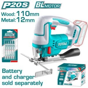 TOTAL ΕΠΑΓΓ. ΣΕΓΑ ΜΠΑΤ. Li-ion 20V ΧΩΡΙΣ ΜΠΑΤΑΡΙΑ & ΦΟΡΤΙΣΤΗ (TJSLI1008)