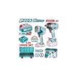 TOTAL ΕΠΑΓΓ. ΣΕΤ ΜΠΟΥΛΟΝΟΚΛΕΙΔΟ 850Nm + ΠΡΟΒΟΛΕΑΣ ΜΠΑΤ Li-ion 20V