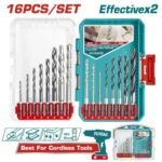 TOTAL ΕΠΑΓΓ. ΣΕΤ ΤΡΥΠΑΝΙΑ HSS + ΜΠΕΤΟΥ + ΞΥΛΟΥ 16ΤΕΜ (TACSDL11608)