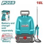 TOTAL ΕΠΑΓΓ. ΨΕΚΑΣΤΗΡΑΣ ΠΛΑΤΗΣ ΜΠΑΤ. Li-ion 20V ΧΩΡΙΣ ΜΠΑΤΑΡΙΑ & ΦΟΡΤΙΣΤΗ (TSPLI2016)