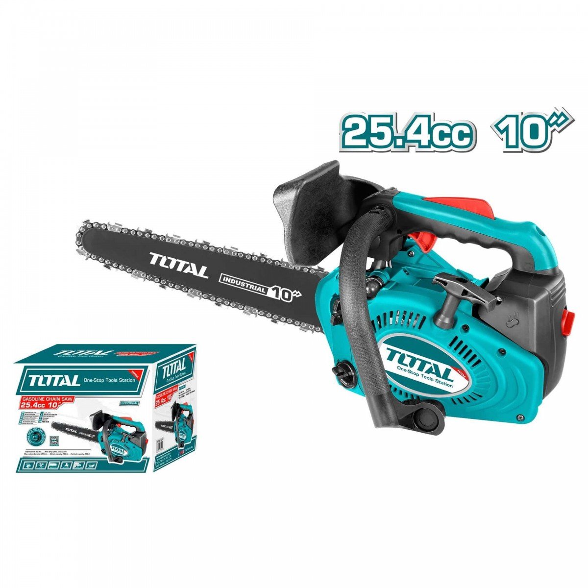 TOTAL ΕΠΑΓΓΕΛΜΑΤΙΚΟ ΒΕΝΖΙΝΟΚΙΝΗΤΟ ΑΛΥΣΟΠΡΙΟΝΟ 25.4cc ΚΛΑΔΕΥΤΙΚΟ ΜΕ CARVING - Image 5