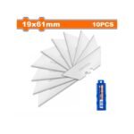WADFOW 10 Pcs utility knife blades set 19 Χ 61mm