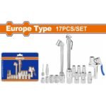WADFOW 17 Pcs air blow gun set 1/4"