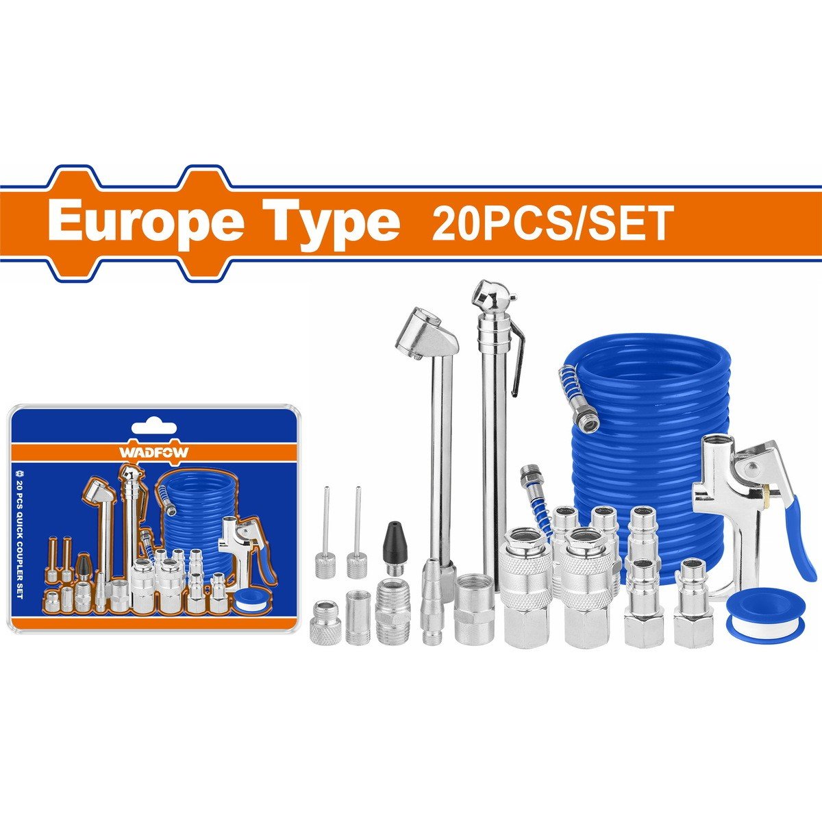 WADFOW 20 Pcs air blow gun set