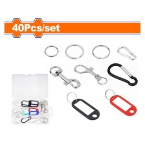 WADFOW 40 Pcs key ring accessories