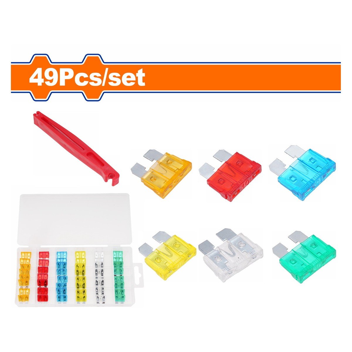 WADFOW 49 Pcs car fuse set