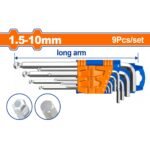 WADFOW Ball point hex key 1.5 - 10mm 9pcs