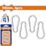 WADFOW Carabiner 50mm 4pcs (WQL2K02)