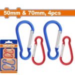 WADFOW Carabiner 50mm + 70mm 4pcs (WQL2K01)