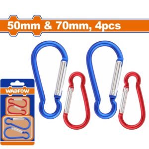 WADFOW Carabiner 50mm + 70mm 4pcs (WQL2K01)
