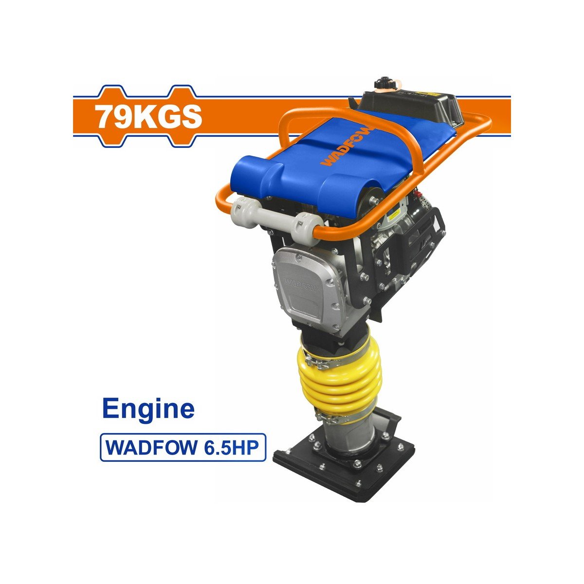 WADFOW Gasoline tamping rammer 196cc / 6.5HP