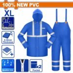 WADFOW Rain suit with reflective strip XL (WRC500XL)