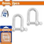 WADFOW Shackle 8mm 2pcs (WQL3K01)