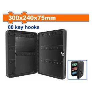WADFOW ΚΛΕΙΔΟΘΗΚΗ ΜΕΤΑΛΛΙΚΗ 80 ΘΕΣΕΩΝ 30X24X7.5cm (WYSX1H03)