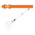 WADFOW ΣΚΟΥΠΑ ΦΥΛΛΩΝ ΜΕΤΑΛΛΙΚΗ 15Τ ΡΥΘΜ. ΤΗΛΕΣΚΟΠΙΚΗ ΜΕ ΣΤΙΛΙΑΡΙ (WXW9A152)