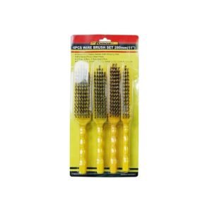 Wire brush set (4 pcs)